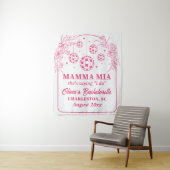 Mamma Mia Bachelorette Party Banner, She's Saying  タペストリー (インサイチュ)