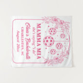 Mamma Mia Bachelorette Party Banner, She's Saying  タペストリー (正面(横))