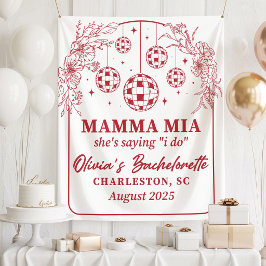 Mamma Mia Bachelorette Party Banner, She's Saying  タペストリー