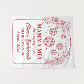 Mamma Mia Bachelorette Party Banner, She's Saying  タペストリー (正面(横))