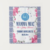 Mamma Mia Bachelorette Photo Backdrop Dancing Quee タペストリー (正面)