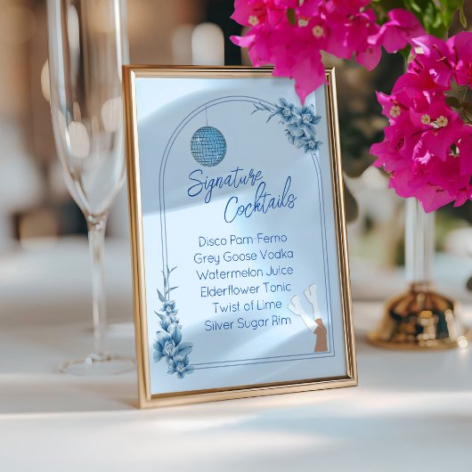 Mamma Mia Discoバチェロレッテシグネチャードリンク メニュー