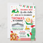Mamma mia! Italian Birthday Party 招待状 (正面)