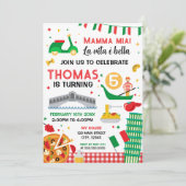 Mamma mia! Italian Birthday Party 招待状 (スタンド正面)