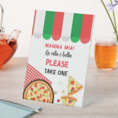 mamma mia! Italian Birthday Party Sign 台座サイン (インサイチュ)