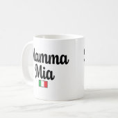 Mamma Mia Italian Flag Mug コーヒーマグカップ (正面左)