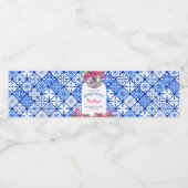 Mamma Mia Mediterranean Bachelorette Birthday ペットボトルラベル (シングルラベル)