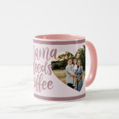 Mamma Needs Coffee Happy Mother's Dayの写真数々の マグカップ (正面右)