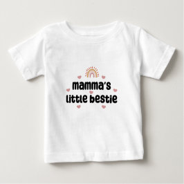 Mamma's Little Bestie – ママ&ベビー ベビーTシャツ