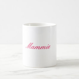 "Mammie"のコーヒー・マグ コーヒーマグカップ