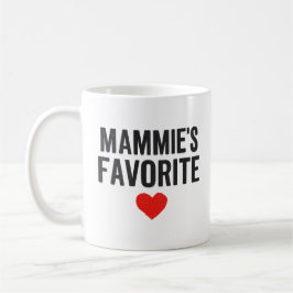 MAMMIE’S Favorite Heart Graphic for Mothers Day Gr コーヒーマグカップ