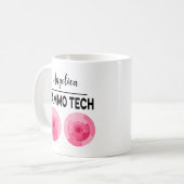 MAMMO TECH 名前入り レントゲン技師 コーヒーマグカップ (正面左)