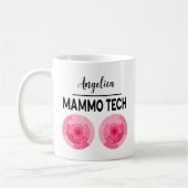 MAMMO TECH Personalize Name X-ray Technologist コーヒーマグカップ (左)