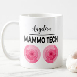 MAMMO TECH Personalize Name X-ray Technologist コーヒーマグカップ