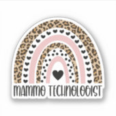 Mammo Technologist、Mammo Tech、Mammography Techs シール (正面)