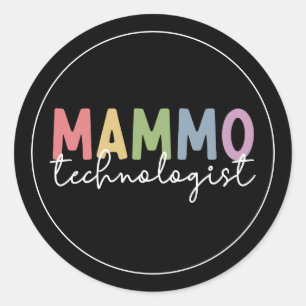 Mammo Technologist Mammography Tech放射線学 ラウンドシール