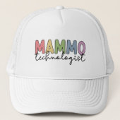 Mammo Technologist Mammography Technician Gift キャップ (正面)