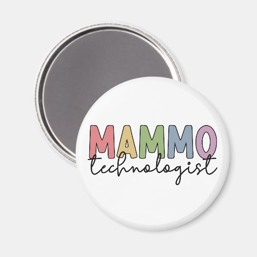 Mammo Technologist Mammography Technician Gives マグネット (正面/裏面)