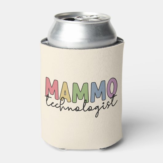 Mammo Technologist Mammography Technician Gives 缶クーラー (缶正面)