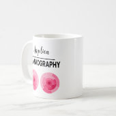 MAMMOGRAPHY Personalize Name X-ray Technologist コーヒーマグカップ (正面左)