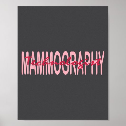 Mammography Techs Technologist Mammo Technologist  ポスター (正面)