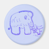 Mammoth and calf マグネット (正面)