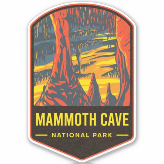 Mammoth Cave National Park シール (正面)