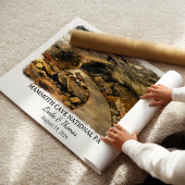 Mammoth Cave National Park Kentucky Watercolor ポスター