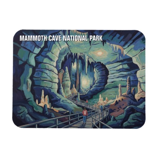Mammoth Cave National Park Landscape マグネット (横)