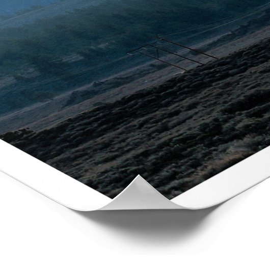 Mammoth Mountain Sunset – Eastern Sierra Landscape ポスター (角)