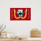 Mammoth Skull - Matchbox Print - Czech Wall Art ポスター (キッチン)