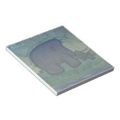 Mammoth with calf ノートパッド (アングル)