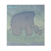 Mammoth with calf ノートパッド (正面)
