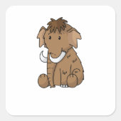 Mammut ganz lieb スクエアシール (正面)