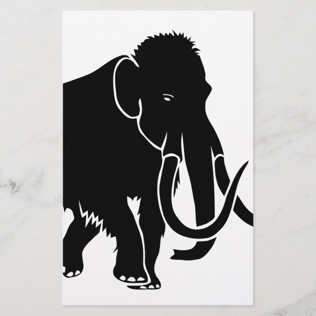 mammut mammoth ice age eiszeit steinzeit elephant (正面)