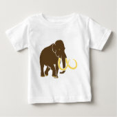 mammut mammoth ice age eiszeit steinzeit elephant ベビーTシャツ (正面)