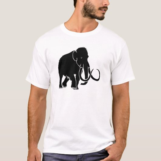 mammut mammoth ice age eiszeit steinzeit elephant tシャツ (正面)