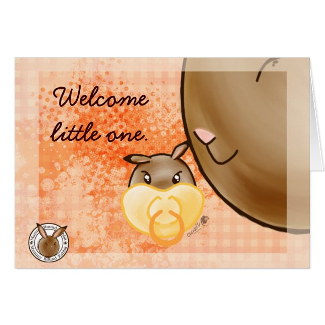 Mammy Round Rabbit-little one (正面横)