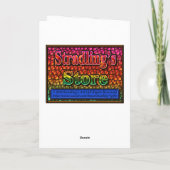 MamoのJesteśのWspaniała光沢の母の日カード カード (裏面)