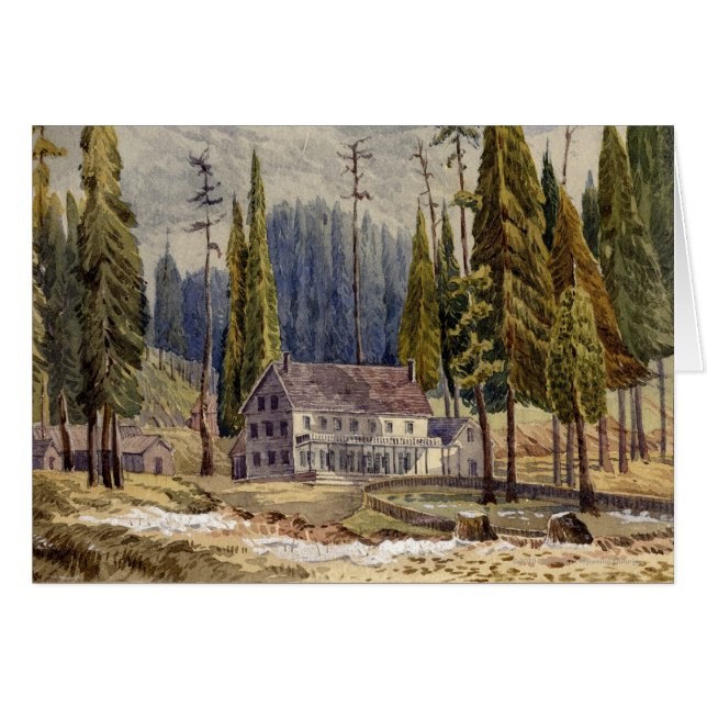 Mamothの木の果樹園のホテル (正面横)