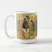 Mamreの三位一体の天使 コーヒーマグカップ (左)