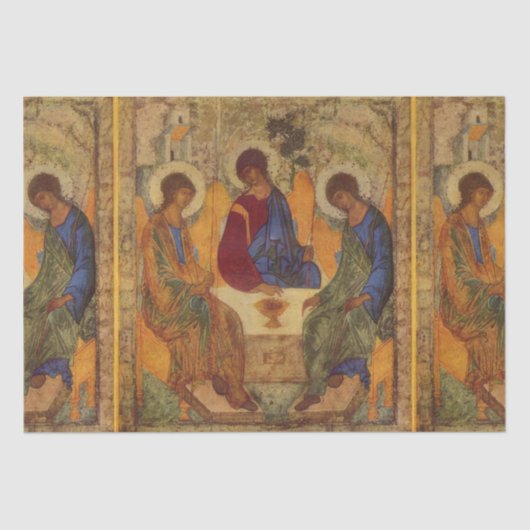 Mamreの三位一体の天使 薄葉紙 (正面)