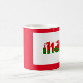 mamsのウェールズのマグ コーヒーマグカップ (中央)