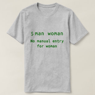 $manの女性-ライト tシャツ