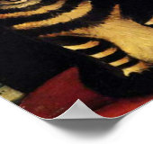 Man and Cat, Henri Rousseau ポスター (角)