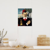 Man and Cat, Henri Rousseau ポスター (キッチン)