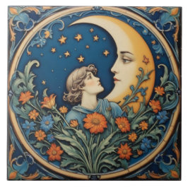 Man and The Moon タイル
