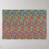 Man at work - Hidden 3Dプリント ポスター (正面)