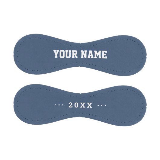 Man Birthday gift idea custom name text navy blue 野球ボール (パネル)