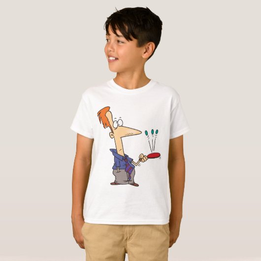Man Bouncing Balls On A Bat Tシャツ (正面フル)